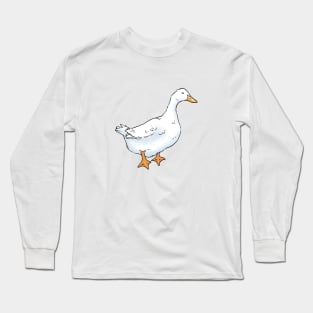 White Pekin Duck Long Sleeve T-Shirt